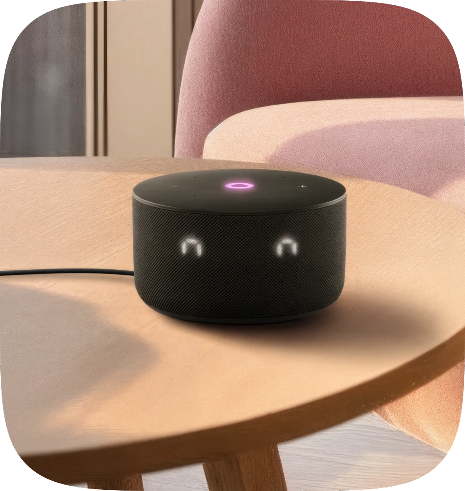Yasmina Mini Black smart speaker