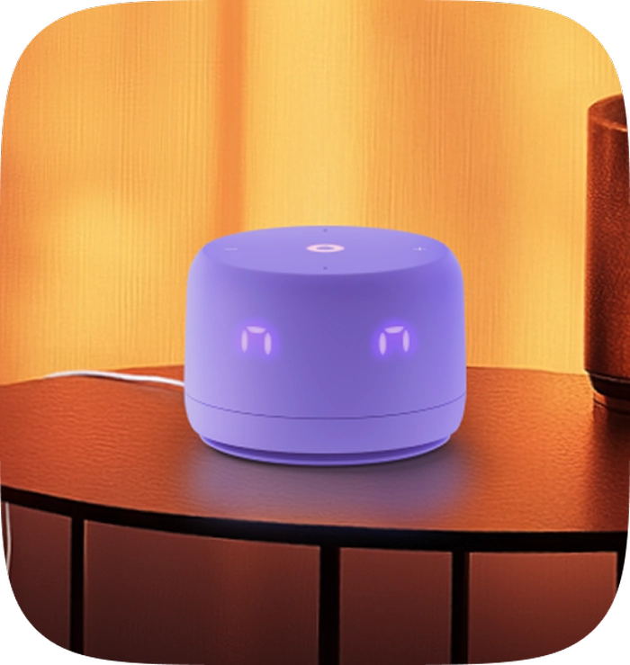 Yasmina Lite Violet smart speaker